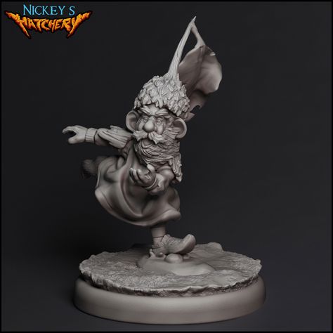 I need to stop forgetting to make posts on socials of minis I've finished weeks ago. Here's a swift gnome about to catch something. :D Miniatures for 3d printing. #3dprinting #miniatures #stl #ttrpg #gnomes Stl Files, 3d Printing, Swift, Miniatures