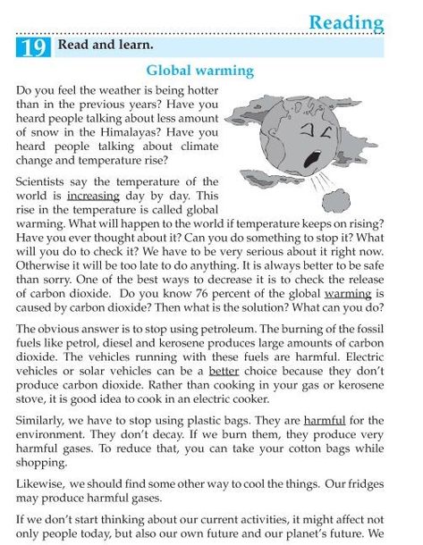 Global warming English Stories For Kids, Reading Comprehension Lessons, Paper Writer, Ielts Writing, Essay Writing Skills, English Story, English Activities, English Reading, English Text