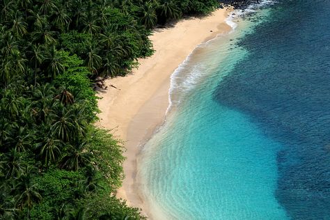 Island Pics, Banana Beach, Sao Tome And Principe, Central Africa, Secluded Beach, Out Of Africa, Blue Hour, Dream City, Travel Stuff