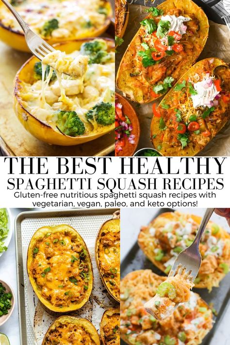 Healthy Spaghetti Squash Recipes, Best Spaghetti Squash Recipes, Squash Dishes, Healthy Squash Recipes, Spaghetti Squash Recipes Healthy, Spaghetti Squash Recipes Easy, Healthy Spaghetti, Best Spaghetti, Dinner Plans