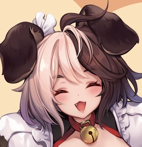 Cute Anime Girlboss Icon, Puppygirl Icons, Puppy Girl Art, Sleepy Anime Pfp, Puppy Girl Pfp, Cat Vtuber, Vtuber Pfp, Anime Barbie, Pfp Female