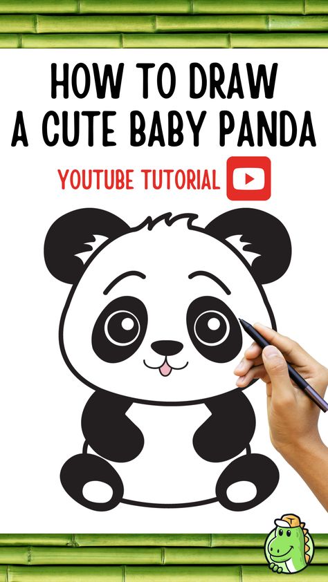 Are you a fan of cute panda drawings? 🐼 Join me on a creative journey as I show you how to draw a cute baby panda step by step, perfect for beginners! It's a fun and easy way to bring your artistic side to life. 🎨✨ 👉 Click the link to watch the full tutorial on my YouTube channel, "Raffy Drawings." 📺✨ #PandaDrawing #HowToDraw #StepByStep #EasyDrawing #CuteArt #RaffyDrawings #PandaArt #CreativeJourney #DrawCuteThings Panda Drawing Easy, Panda Drawings, Cute Panda Drawing, Panda Drawing, Kawaii Panda, Panda Art, Easy Drawings For Kids, Pictures Of Jesus Christ, Baby Panda