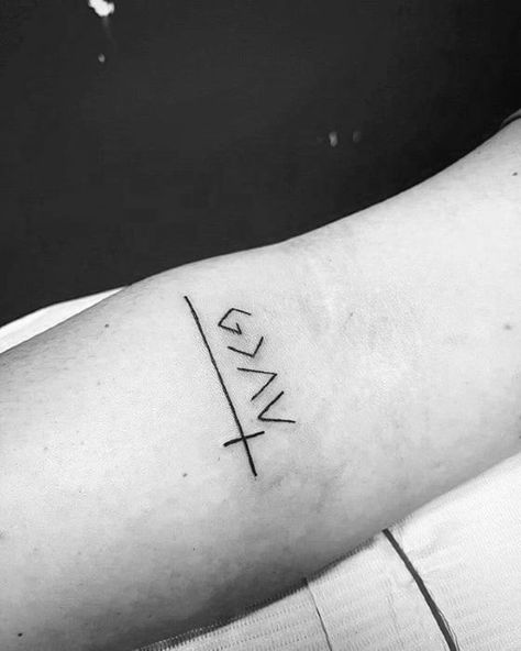 Highs And Lows Tattoo, Christian Cross Tattoos, Girl Back Tattoos, Cross Tattoo For Men, Wrist Tattoos For Guys, Inspiration Tattoos, Cross Tattoo, Trendy Tattoos, Popular Tattoos