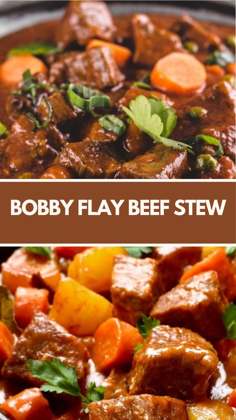 Bobby Flay Beef Stew recipe is crafted with fresh ingredients like parsley, thyme, rosemary, bay leaves, and more. It’s a hearty dish that takes approximately 3 hours to make and serves 6. Bobby Flay Chili Recipe, Bobby Flay Recipes Dinners, Bobby Flay Chili, Thicken Beef Stew, Leftover Beef Stew, Pork Chops And Applesauce, Stew Dinner, Bobby Flay Recipes, Creamy Potatoes