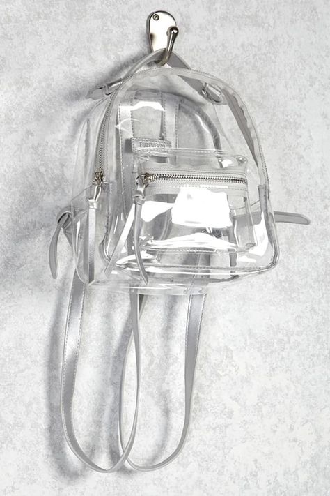 Girly Backpacks, Cute School Bags, Cute Mini Backpacks, Stylish School Bags, My Style Bags, Girly Bags, Transparent Bag, Stylish Backpacks, Luxury Purses