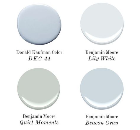 A few months ago we posted a round up of our favorite whites that we consistently specify for both our clients and ourselves and received lots and lots responses looking for advice or commenting on ou Beachy Paint Colors, Light Blue Paint Colors, Interior Paint Colors For Living Room, Blue Painted Furniture, Interior Paint Colors Schemes, Light Blue Paints, Paint Color Schemes, Blue Paint Colors, Benjamin Moore Paint