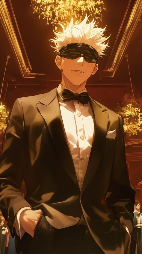 ▻ ⟦AI-Genenrated⟧  #呪術廻戦 #JujutsuKaisen Anime Suit, Image Dbz, Prince Of Egypt, Anime Show, Recent Anime, 5 Anime, Madara Uchiha, Black Tie Event, Cool Anime Pictures