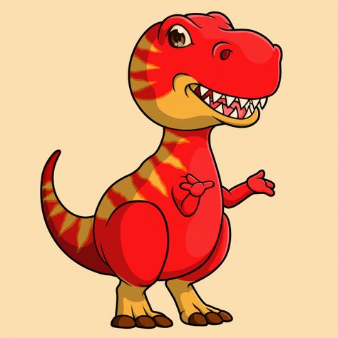 T Rex Cute, T Rex Drawing, Rex Drawing, T Rex Cartoon, Nature Cartoon, Cute T Rex, Dinosaur Drawing, Cute Dinosaur, Vector Hand