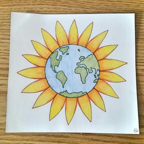 Simple drawing for Earth day Earth Sketch Simple, Earth Drawing Creative, Earth Drawing Simple, Earth Day Drawing Ideas, Mother Earth Drawing, Earth Drawing, Earth Day Drawing, Patchwork Tattoos, Earth Drawings