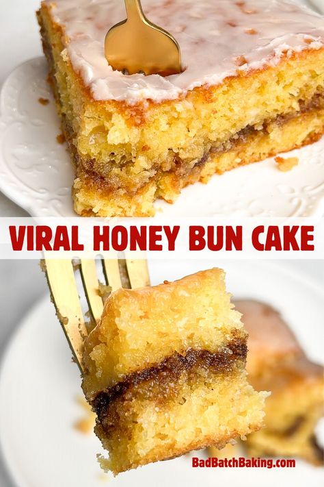 viral honeybun cake Honey Bun Cake Recipe, Bun Cake Recipe, Honeybun Cake, Honey Bun Cake, Bun Cake, Cake Form, Chocolate Pound Cake, Honey Bun, Cream Cheese Pound Cake