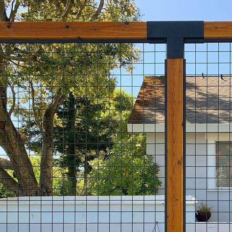 Linx Pergola, Hog Panels On Deck, Fence With Hog Panels, Hog Fence, Hog Wire Fence On A Slope, Tall Hog Wire Fence, Hog Panel Fencing, Wild Hog Panels, Grow Wall