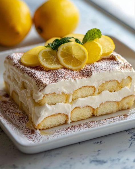 Limoncello Dessert, Limoncello Desserts, Limoncello Tiramisu, Lemon Tiramisu, Lady Finger Cookies, 50's Diner, Mascarpone Cheese, Strong Coffee, Lemon Desserts