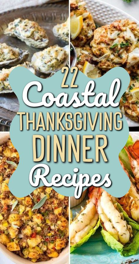 Surf And Turf Thanksgiving, Thanksgiving Fish Dishes, Impressive Thanksgiving Recipes, Non Traditional Thanksgiving Food, Thanksgiving 2024 Recipes, Unique Thanksgiving Dinner Ideas, Pescatarian Thanksgiving Dinner, Seafood Thanksgiving Dinner Ideas, Beachy Thanksgiving