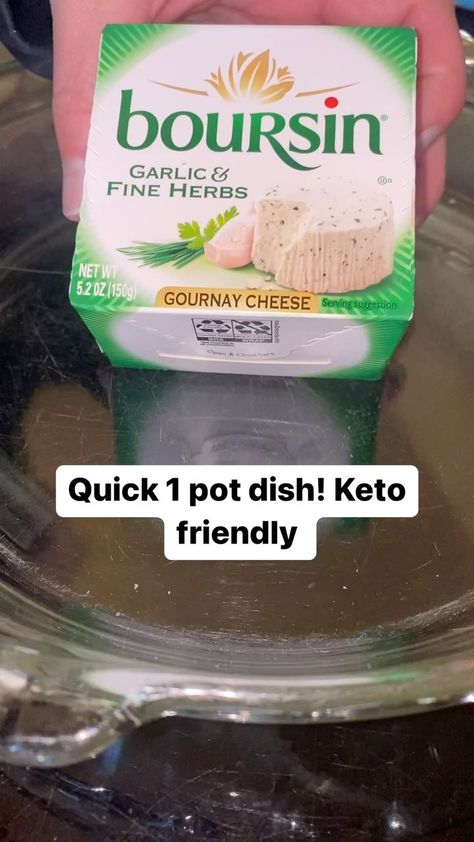 Hannah Russell on Instagram: “Easy one pot dish! On my last video someone said I should try it with cauliflower, so that’s exactly what I did! I used a different flavor…” Boursin Cheese Recipes, Cheese Cauliflower, Boursin Cheese, Keto Diet Food List, Keto Cooking, Keto Meal Prep, Keto Recipes Dinner, Low Carb Keto Recipes, Keto Diet For Beginners