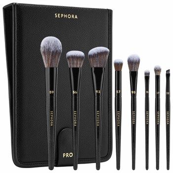 Sephora Brushes, Sephora Holiday, Brush Pouch, Sephora Makeup Brushes, Pro Concealer, Beauty Gift Guide, Tubing Mascara, Beauty Products Gifts, Blending Eyeshadow