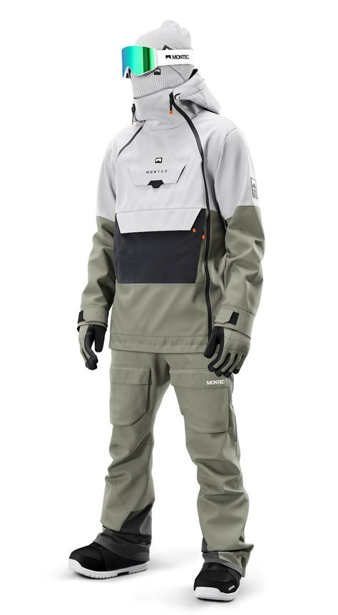 Stylecreator - Montecwear.com Snowboard Outfits Men, Cleaner Uniform, Ski Fashion Men, Ski Outfit Men, Skiing Gear, Ski Outfits, Gorp Core, Ski Sport, Ski Outfit