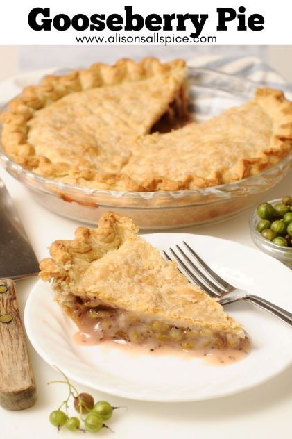 Gooseberry Pie Recipe, Gooseberry Pie, Gooseberry Recipes, Brownie Mix Recipes, Berry Pie, Mix Recipes, Homemade Pie Crusts, Pie Crust Recipes, Butter Pie