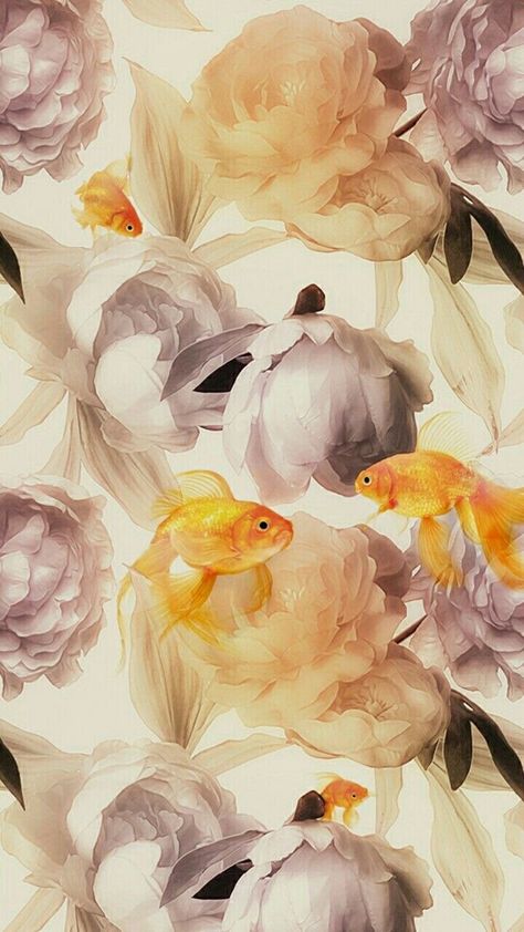 Goldfish Wallpaper, Fish Painting, Architecture Sketch, Goldfish, Abstract Watercolor, Botanical Art, Abstract Backgrounds, Animation Art, Koi