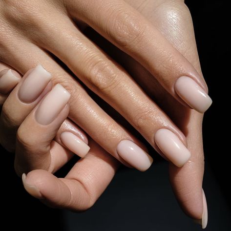 Natural Nail Shapes, Nude Nail Designs, Nail Forms, Elegant Nails, Minimalist Nails, Healthy Nails, Chic Nails, Square Nails, A Color