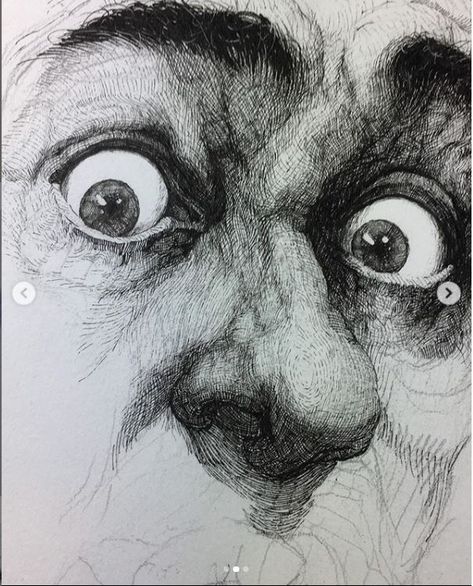 Scared Expression Drawing Reference, Old Eyes Drawing, Shocked Eyes Drawing, Scared Expression Drawing, Scared Face Drawing, Scared Face, Ballpoint Pen Art, Comic Face, Face Drawing Reference