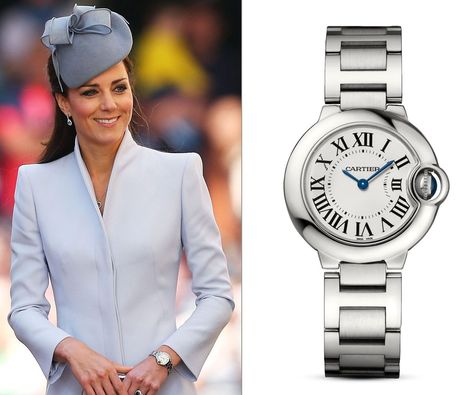 Kate Middleton Cartier Watch, Kate Middleton Watch, Cartier Watches Women, Watch For Ladies, Fancy Watches, Cartier Panthere, Beautiful Watch, Cartier Ballon Bleu, Cartier Santos