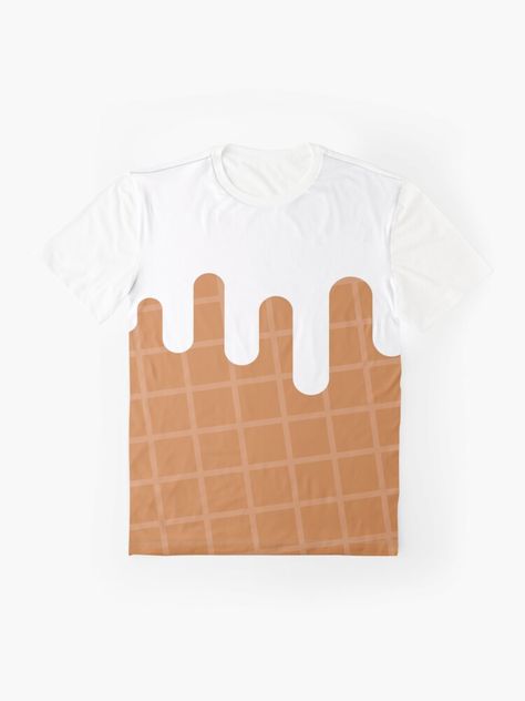 "Melting Ice Cream " T-shirt by KarissaDesigns | Redbubble Ice Cream Uniform, Uniform Tshirt, Ice Cream Graphic, Melting Ice Cream, Cream T Shirt, Fashion Figure Drawing, Ice Cream Design, Fashion Figure, Tshirt Design