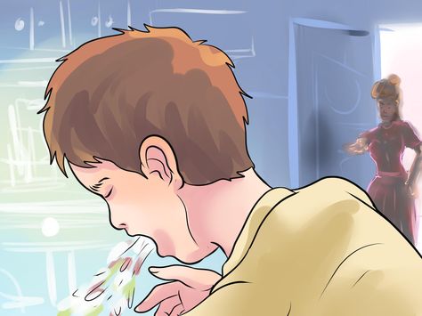 How to Fake Sick to Stay Home from School -- via wikiHow.com Faking Sick Tips, How To Get Fake Fever, Fake Being Sick, How To Fake Sick Schools, How To Be Sick For School, How To Fake Throw Up, How To Fake Being Sick For School, How To Stay Home From School, Desserts For When Your Sick