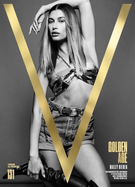 Hailey Rhode Baldwin, Lois Jeans, V Magazine, Fashion Cover, Img Models, Emily Ratajkowski, Hailey Baldwin, Hailey Bieber, Studio Portraits