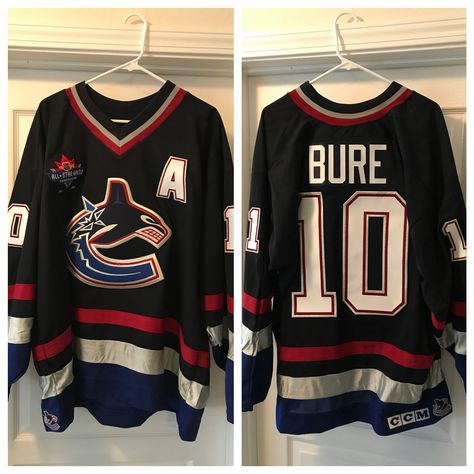 Hockey Jersey Aesthetic, Pavel Bure, Boyish Outfits, Frozen Pond, Rad Clothes, University Style, Team Jackets, Streetwear Fits, Hockey Shirts