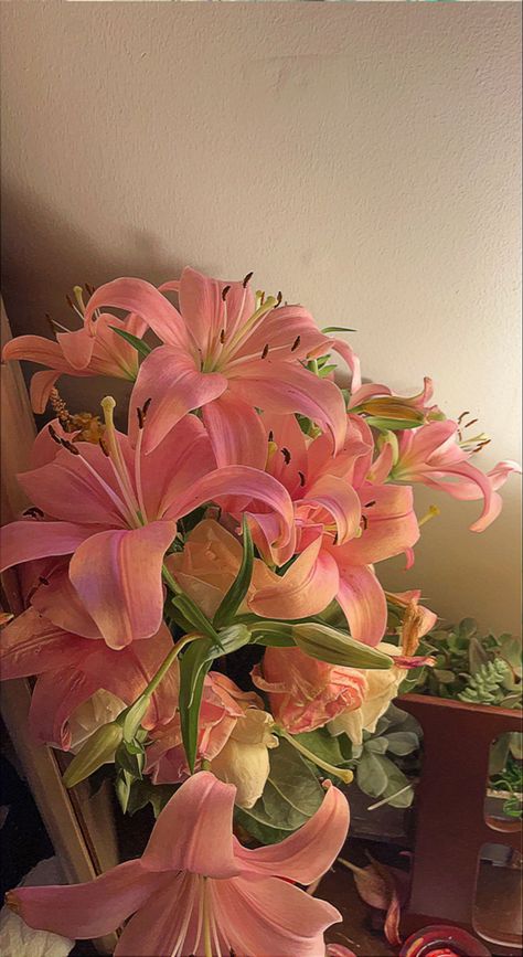 Pink Lily Flower, Asiatic Lily, Lilies Flowers, Pink Lilies, Boquette Flowers, Rose Lily, Nothing But Flowers, Favorite Flower, Flower Therapy