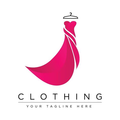 Clothing Logo Design Women Boutique Logo Fashion Icons Logo, Clothes Shop Logo Design Ideas, Botique Interiors Fashion Boutique, Boutique Logos, Logo Design Women, Garments Business, Clothing Logo Design, Dress Logo, Easy Mandala