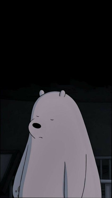 Tumblr Thoughts, Formal Id Picture, Football Anime, Ice Bear We Bare Bears, Iphone Wallpaper Cat, We Bare Bears Wallpapers, 2160x3840 Wallpaper, Ice Bears, Black And White Art Drawing