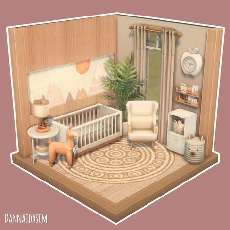 Dannaida | Finally the functional nursery 🏵️ #sims #sims4 #ts4 #thesims #thesims4 #showusyourbuilds #sccregram #somesimlishdecor #sims4interior… | Instagram Gender Neutral Nursery Sims 4, Sims 4 Small Bathroom Ideas No Cc, Sims 4 Infant Room No Cc, Sims 4 Twin Bedroom, Sims Interior Design Ideas, Sims 4 Nursery Ideas Base Game, Sims Nursery Ideas, Sims 4 Infant Room Ideas, Sims 4 Nursery No Cc