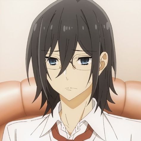 Miyamura Izumi Long Hair, Miyamura Long Hair, Miyamura Izumi Icon, Miyamura Horimiya, Horimiya Piece, Izumi Miyamura, Miyamura Izumi, Nerdy Guys, Hairstyle Names