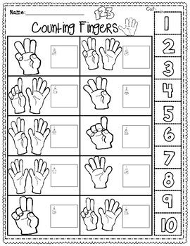 Counting 1-10 Cut & Paste by Learning Palace | Teachers Pay Teachers Number Sorting Preschool, Find The Number Worksheet, Counting 1-10, Shapes Worksheets For Kids, Kindergarten Math Worksheets Addition, Pre K Worksheets, Preschool Counting, Preschool Math Worksheets, Kids Worksheets Preschool