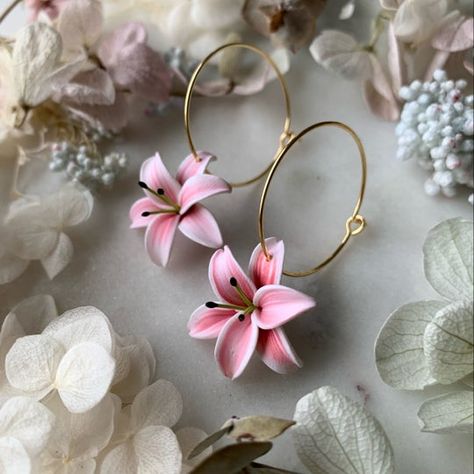 Home | Crafted by Arielle Diy Earrings Easy, Polymer Flowers, Polymer Clay Flower Jewelry, Diy Earrings Polymer Clay, Diy Jewelry Display, Handmade Clay Jewelry, Polymer Clay Jewelry Diy, Clay Jewelry Diy, Polymer Clay Flowers