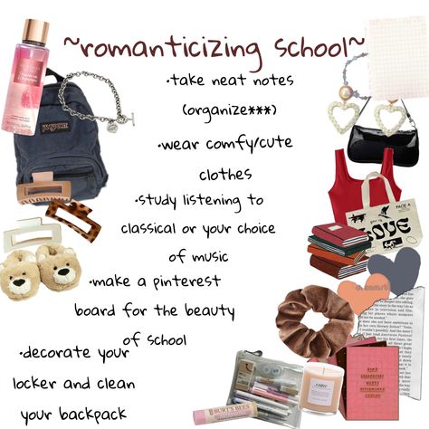 How To Romatizing School, Romantacing School, Romatisicm School Aesthetic, How To Romanticize School, Romantising School, Romanticise School, Romanticize School, Romanticising School, School Preparation