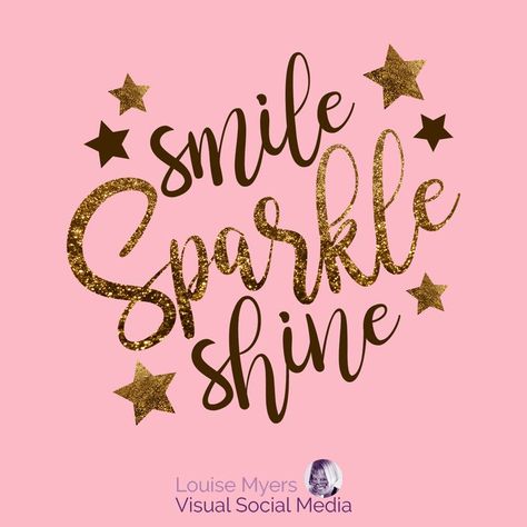 pink graphic with glittery script saying smile sparkle shine. Smiling Quotes, Smile Sparkle Shine, Keep Smiling Quotes, Glitter Quotes, Sparkle Quotes, Inspirational Smile Quotes, Smile Pictures, Share Happiness, Flower Quotes