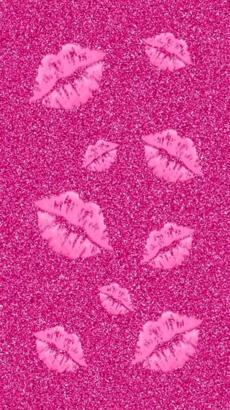 Pink Aesthic Wallpapers, Pink Aesthic, Pink Kisses Wallpaper, فيكتوريا سيكريت, Kiss Wallpaper, Lips Wallpaper, Pink Kisses, Wallpaper Top, Background Laptop