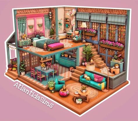 Media Tweets by 🪴🌷 (@AtlantidaSims) / Twitter Sims Room, Sims 4 Loft, Habbo Hotel, Lotes The Sims 4, Sims Freeplay Houses, Sims Inspiration, San Myshuno, Build Inspiration, Sims 4 Bedroom