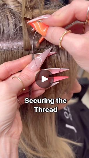 7.5K views · 217 reactions | How do you secure your thread?👀
.
.
Source: @sarahpagehair
.
.
Hair Extensions | Hair Extension Education | Hair Extensions Hack | Extension Education | Before and After | Hair Inspo 

#hairextensions #hairextensionspecialist #hairextensioneducation #extensioneducation #handtiedextensions #hairstylist #hairextensionhacks #extensionhacks #tipsforextensions #hairhack #extensiontips #hairinspo #ktips #keratintips #haircut #hairstylist #haireducation #behindthechair #ktipextensions #handtiedextensions #geniusweft #hairtip #hairreels #beadedweftextensions | Hair Extension Masters | Charli xcx · 360 Before And After Extensions, Celebrity Hair Extensions, Before And After Hair, Hair Extensions Before And After, Extensions Hair, Charli Xcx, Celebrity Hairstyles, Hair Extension, Keratin