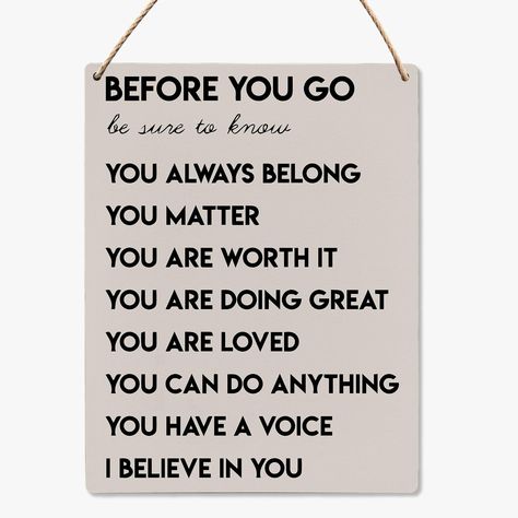 Amazon.com : UYIKG Inspirational Motivational Wall Decor, Counseling Office Mental Health Educational Wood Hanging Sign, It's Okay to Wall Art Decor, Therapy Office Home Therapist Office Wooden Slogan Hanging Sign 8x10 Inch : Home & Kitchen Counseling Office, Therapist Office, Motivational Wall Decor, Inspirational Wall Decor, Therapy Office, Sign Materials, Inspirational Signs, Really Deep Quotes, Motivational Wall