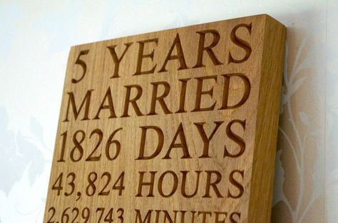 5th Anniversary Wall Plaques - Make Me Something Special 5th Anniversary Quotes, Masters Bedroom, 5 Year Wedding Anniversary, Manpreet Kaur, 25 Wedding Anniversary Gifts, Wedding Anniversary Quotes, 5th Wedding Anniversary Gift, Bday Wishes, Personalised Wooden Gifts