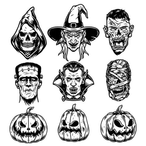 Monochrome of frankenstein head Royalty Free Vector Image Chihiro Cosplay, Frankenstein Tattoo, Zombie Pumpkin, Halloween Tattoos Sleeve, Spooky Characters, Icon Tattoo, Horror Movie Tattoos, Frankenstein Art, White Bg