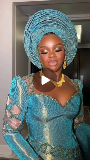 Bride Gele Styles, Bride Aso Oke Styles, Bridal Aso Oke Styles, Asooke Styles For Brides, Yoruba Bride, African Spices, Reception Outfit, Bridal Styling, Reception Look