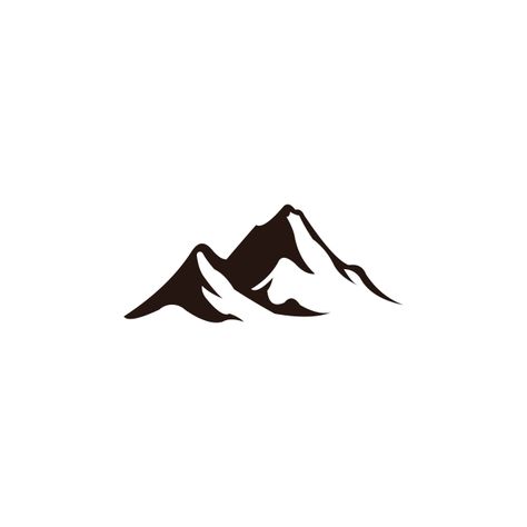 Adventure Logo Design Ideas, Mountain Logo Ideas, Mountain Logo Design Ideas, M Mountain Logo, Logos With Mountains, Mountain Templates, Mountaineering Logo, Logo Design Mountain, Logo Design Black And White