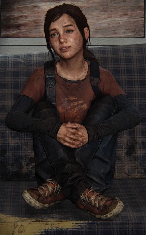 Ellie The Last Of Us Game, Ellie Williams Tlou Part 1, Happy Ellie Williams, Ellie Williams Body Type, Ellie Williams Full Body Photo, Ellie Williams Photomode, Ellie Tlou Cosplay, Ellie Williams Part 1, Baby Ellie Williams