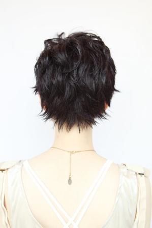 Short+Shaggy+Hairstyle+for+Black+Hair Short Hair Back View, Messy Pixie Haircut, Short Hair Back, Shaggy Short Hair, Short Shag Hairstyles, Shag Hairstyles, Long Pixie, Short Pixie Haircuts, Short Haircut