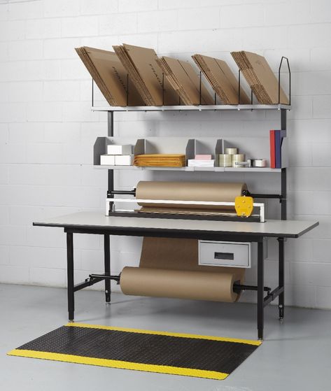 Wrapping Table, Packing Station, Welding Tables, Modular Workstations, Modular Office, Art Studio Room, Shop Stool, Shelf Dividers, Storage Accessories