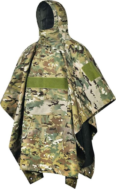 Amazon.com : FIRE TECK Military Tactical Poncho,Multipurpose Waterproof Military Tent Poncho for Camping Hiking Outdoor Hunting : Sports & Outdoors Tactical Poncho, Off Grid Survival, Military Tactical, Outdoor Hunting, Emergency Preparedness, Camping Hiking, Hunting Fishing, Camping & Hiking, Outdoor Hiking